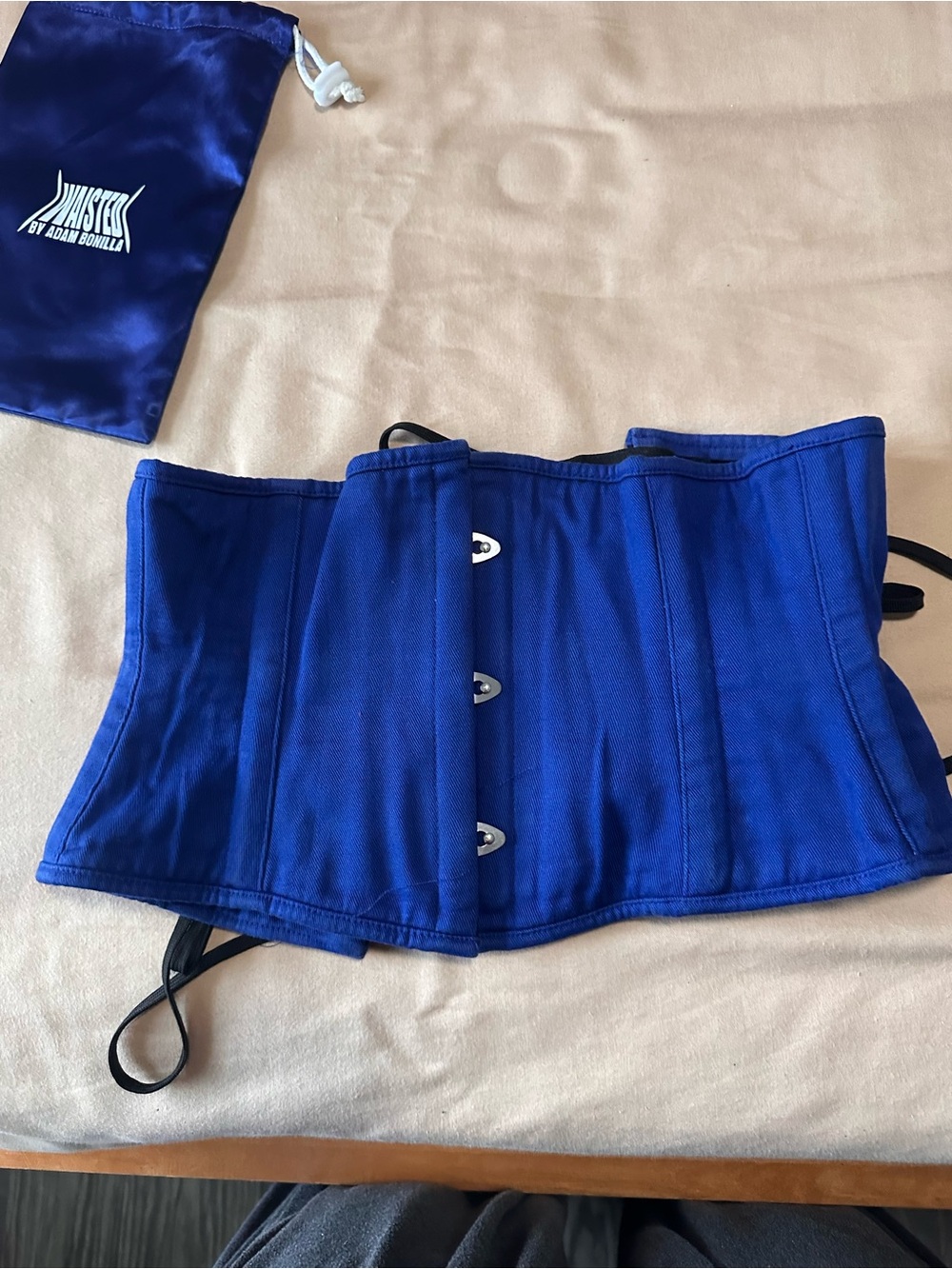 Waist Trainer Corset Belt in Royal Blue by 7 Fammes